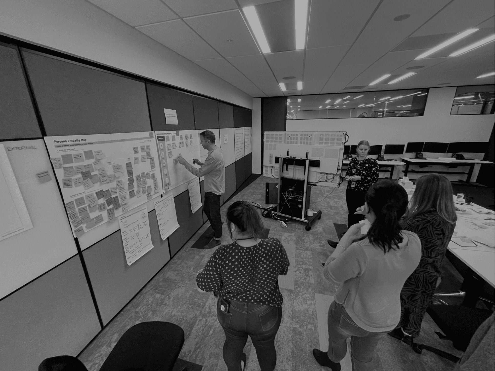 User research and journey mapping